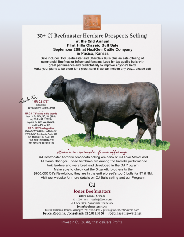 Sales Jones Beefmaster